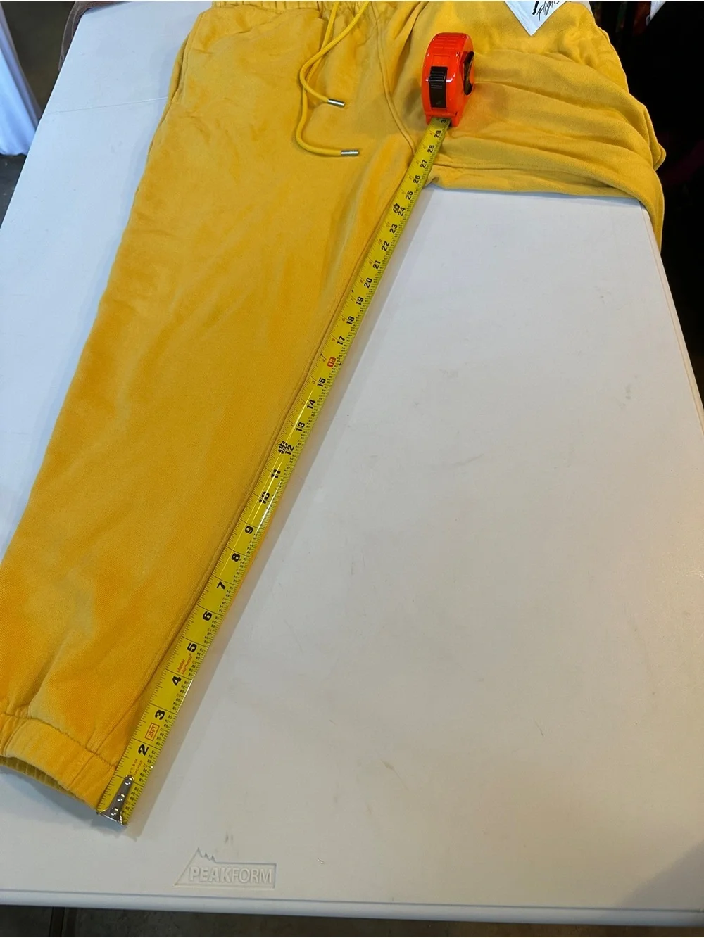 Vtg Jordan Yellow Fleece Sweatpants